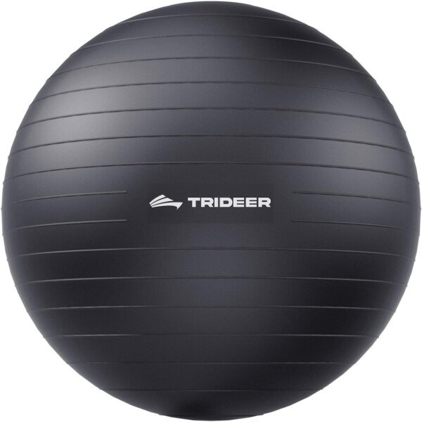 Trideer Pelota de yoga extra gruesa, 5 tamaños, pelota de gimnasio, silla de pelota resistente para equilibrio, estabilidad, embarazo, bomba rápida incluida