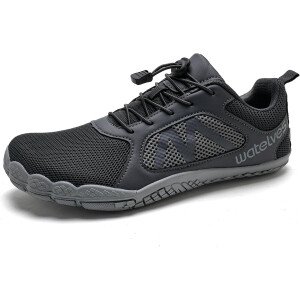 WateLves Zapatos acuáticos descalzos para mujeres y hombres con punta ancha, secado rápido, ligeros, de malla, transpirables, con agujeros de drenaje, para playa, natación, yoga, ejercicio, surf