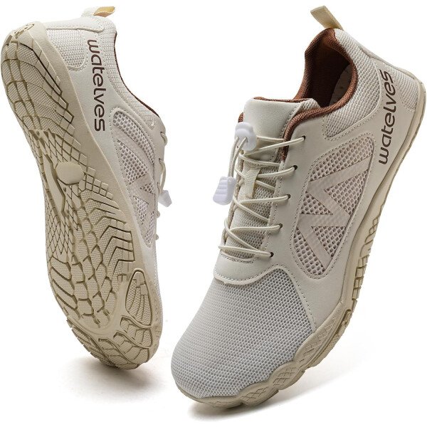 WateLves Zapatos acuáticos descalzos para mujeres y hombres con punta ancha, secado rápido, ligeros, de malla, transpirables, con agujeros de drenaje, para playa, natación, yoga, ejercicio, surf - Imagen 10