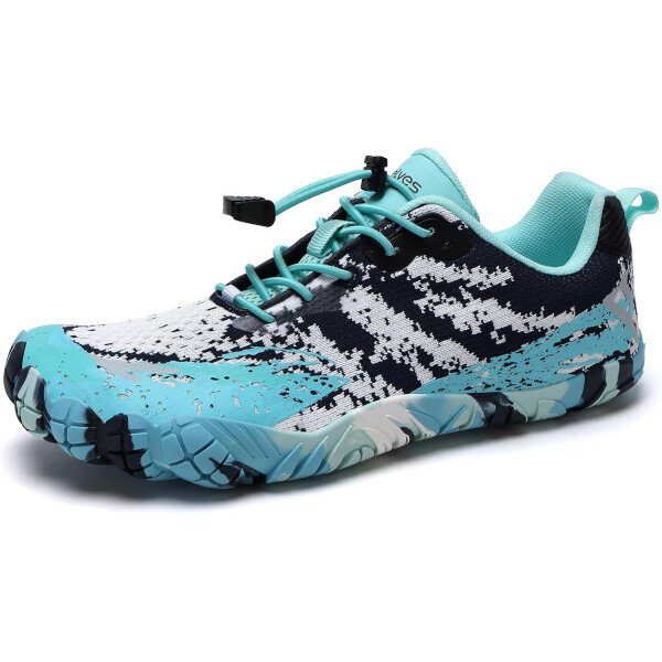 WateLves Zapatos acuáticos descalzos para mujeres y hombres con punta ancha, secado rápido, ligeros, de malla, transpirables, con agujeros de drenaje, para playa, natación, yoga, ejercicio, surf - Imagen 25