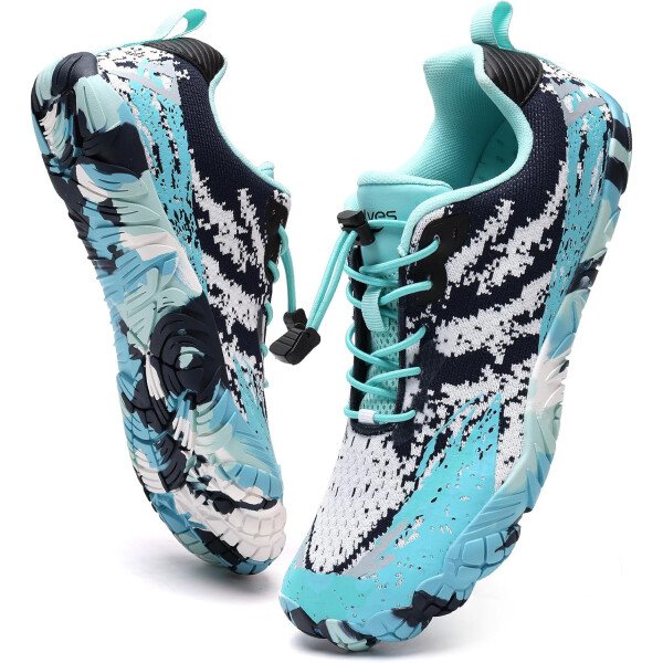 WateLves Zapatos acuáticos descalzos para mujeres y hombres con punta ancha, secado rápido, ligeros, de malla, transpirables, con agujeros de drenaje, para playa, natación, yoga, ejercicio, surf - Imagen 26