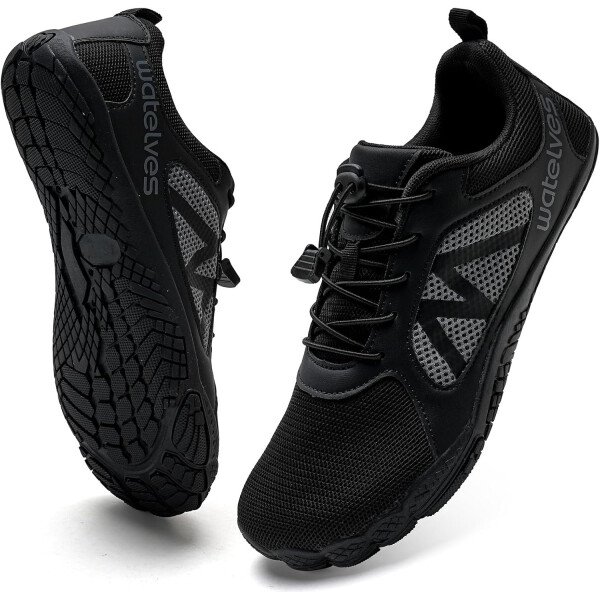 WateLves Zapatos acuáticos descalzos para mujeres y hombres con punta ancha, secado rápido, ligeros, de malla, transpirables, con agujeros de drenaje, para playa, natación, yoga, ejercicio, surf - Imagen 30