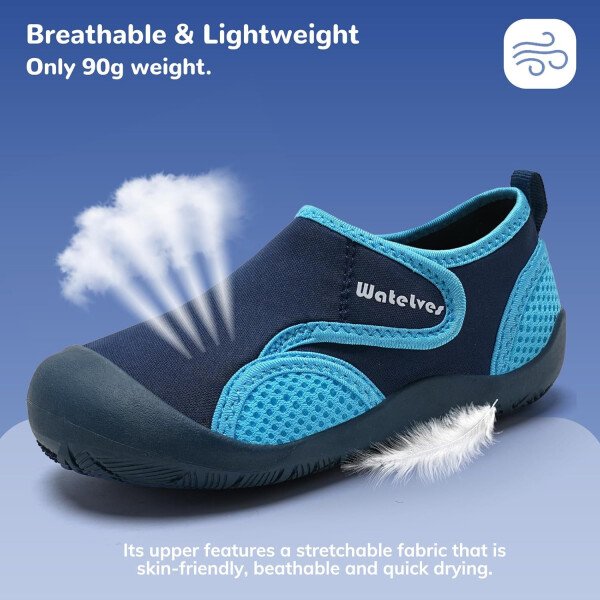 WateLves Zapatos de agua anchos para niños pequeños, de secado rápido, zapatos para niños y niñas, tenis atléticos acuáticos para playa, senderismo, natación, kayak, accesorios deportivos, artículos - Imagen 22