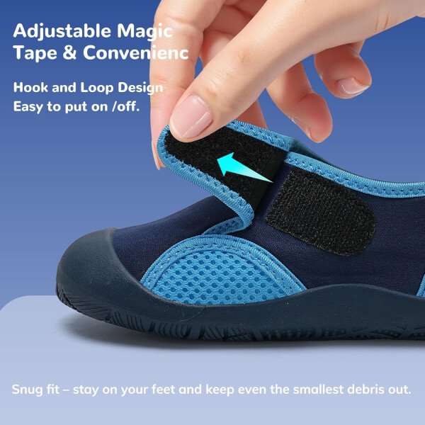 WateLves Zapatos de agua anchos para niños pequeños, de secado rápido, zapatos para niños y niñas, tenis atléticos acuáticos para playa, senderismo, natación, kayak, accesorios deportivos, artículos - Imagen 23