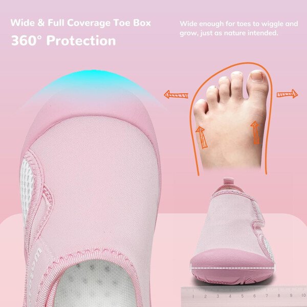 WateLves Zapatos de agua anchos para niños pequeños, de secado rápido, zapatos para niños y niñas, tenis atléticos acuáticos para playa, senderismo, natación, kayak, accesorios deportivos, artículos - Imagen 36