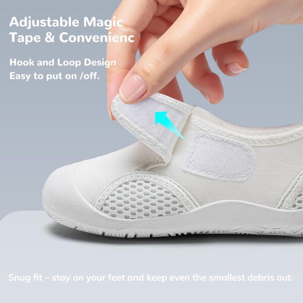 WateLves Zapatos de agua anchos para niños pequeños, de secado rápido, zapatos para niños y niñas, tenis atléticos acuáticos para playa, senderismo, natación, kayak, accesorios deportivos, artículos - Imagen 48