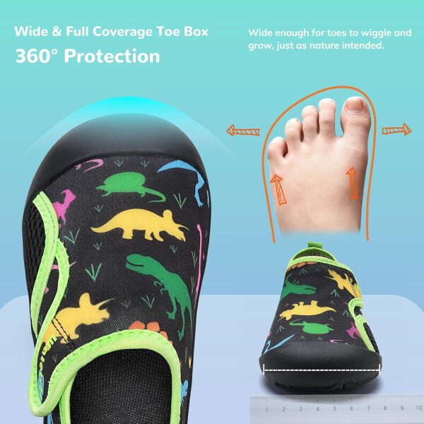 WateLves Zapatos de agua anchos para niños pequeños, de secado rápido, zapatos para niños y niñas, tenis atléticos acuáticos para playa, senderismo, natación, kayak, accesorios deportivos, artículos - Imagen 54