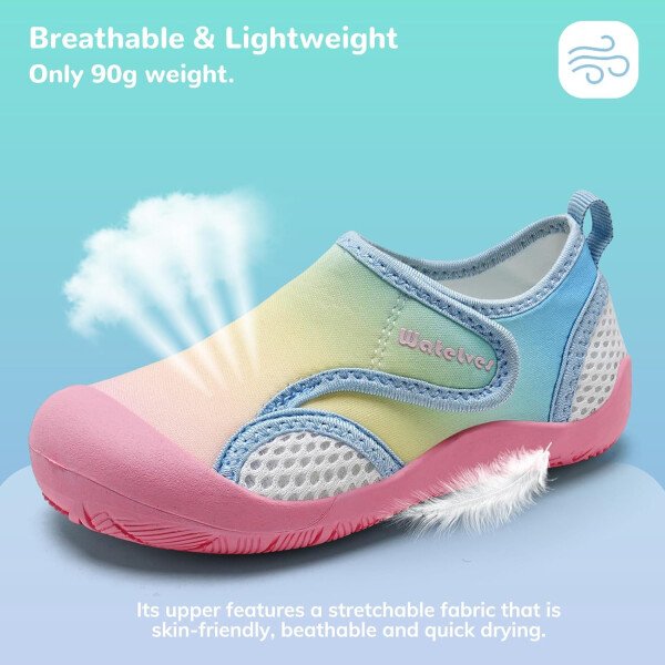 WateLves Zapatos de agua anchos para niños pequeños, de secado rápido, zapatos para niños y niñas, tenis atléticos acuáticos para playa, senderismo, natación, kayak, accesorios deportivos, artículos - Imagen 64
