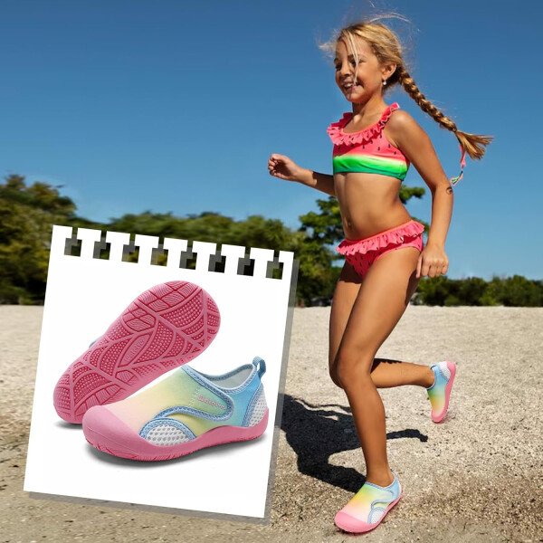 WateLves Zapatos de agua anchos para niños pequeños, de secado rápido, zapatos para niños y niñas, tenis atléticos acuáticos para playa, senderismo, natación, kayak, accesorios deportivos, artículos - Imagen 67