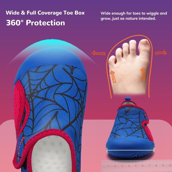 WateLves Zapatos de agua anchos para niños pequeños, de secado rápido, zapatos para niños y niñas, tenis atléticos acuáticos para playa, senderismo, natación, kayak, accesorios deportivos, artículos - Imagen 71