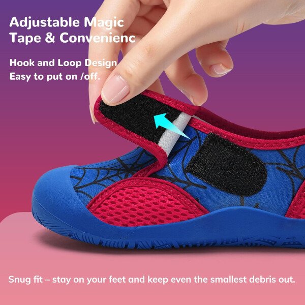 WateLves Zapatos de agua anchos para niños pequeños, de secado rápido, zapatos para niños y niñas, tenis atléticos acuáticos para playa, senderismo, natación, kayak, accesorios deportivos, artículos - Imagen 74