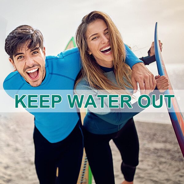 Tapones para los oídos de natación para adultos, 3 pares impermeables y reutilizables de silicona para natación, surf, esnórquel, ducha y piscina de agua, playa, océano (adultos y adolescentes mayores - Image 8