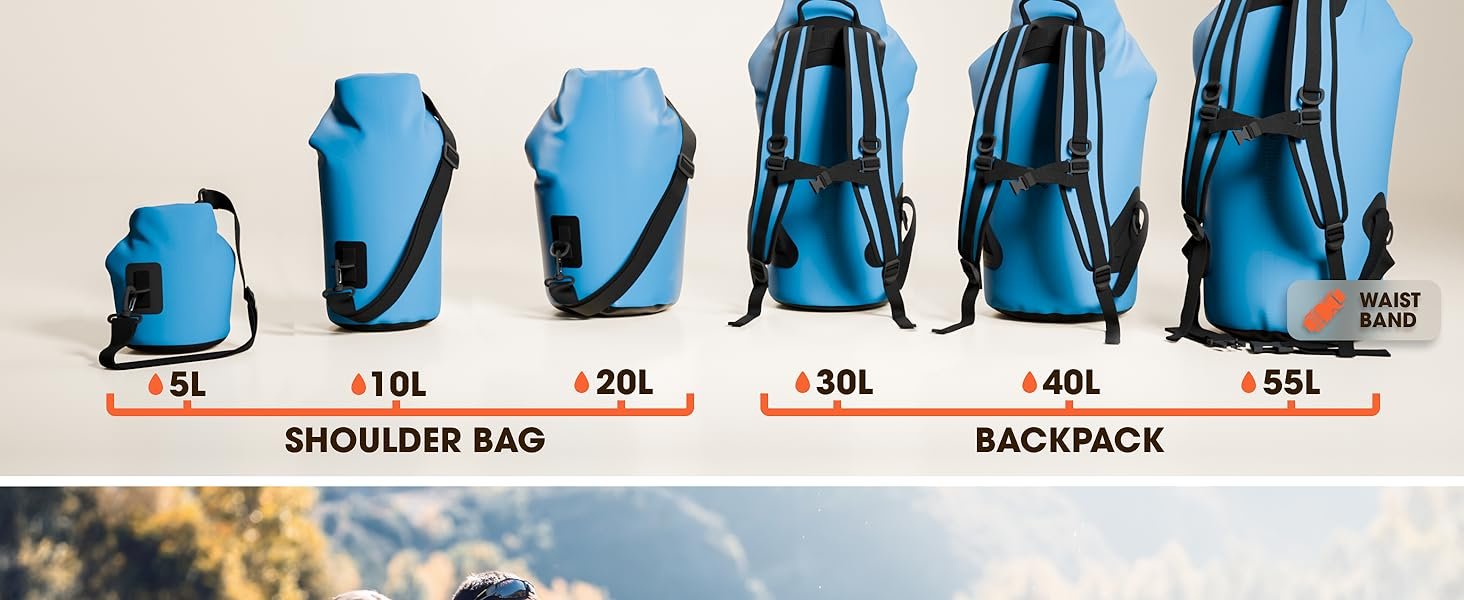 mochila impermeable bolsa seca 