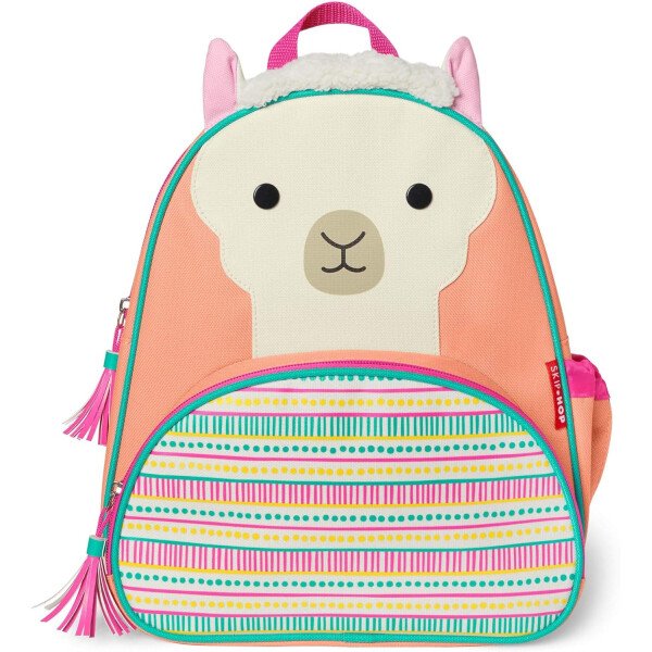 Skip Hop - Mochila para preescolar, colección Zoo, para niños pequeños de 3 a 4 años, diseño de llama - Imagen 2