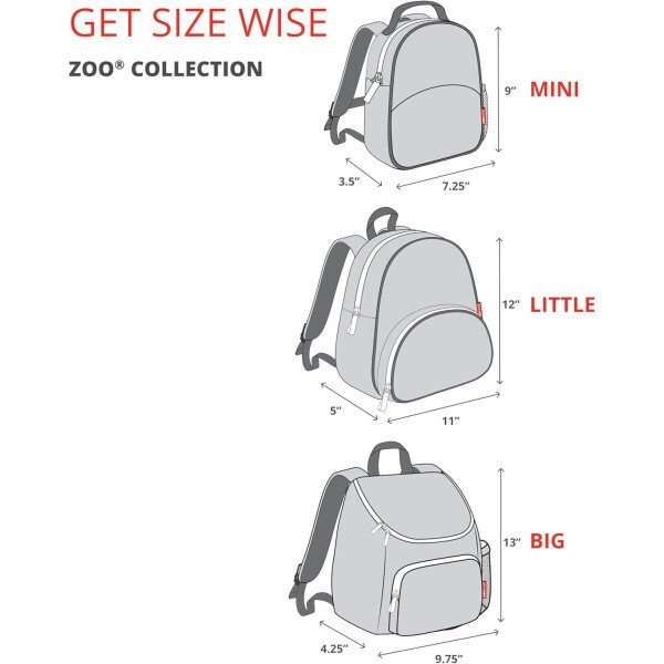 Skip Hop - Mochila para preescolar, colección Zoo, para niños pequeños de 3 a 4 años, diseño de llama - Imagen 8