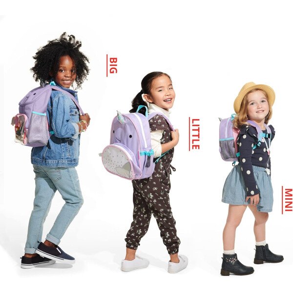 Skip Hop - Mochila para preescolar, colección Zoo, para niños pequeños de 3 a 4 años, diseño de llama - Imagen 70
