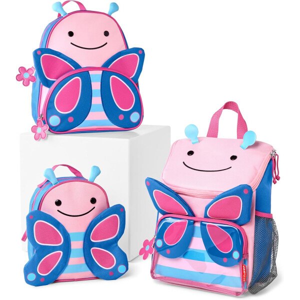 Skip Hop - Mochila para preescolar, colección Zoo, para niños pequeños de 3 a 4 años, diseño de llama - Imagen 82