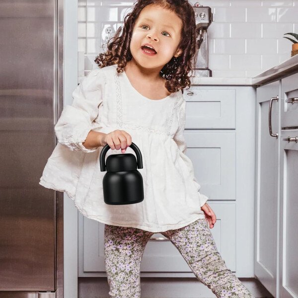 Termo de 17 onzas para comida caliente para niños, tarro de comida aislado con cuchara, recipiente térmico para almuerzo de comida caliente, caja de almuerzo de acero inoxidable de boca ancha - Imagen 11