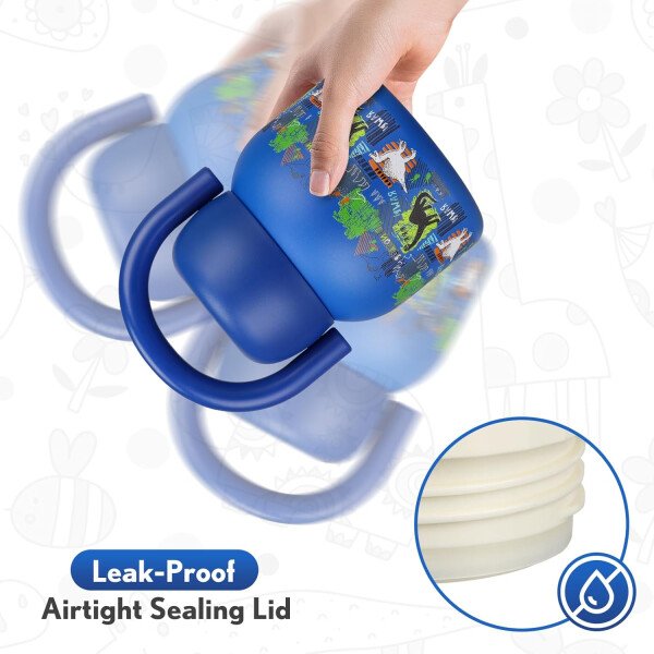 Termo de 17 onzas para comida caliente para niños, tarro de comida aislado con cuchara, recipiente térmico para almuerzo de comida caliente, caja de almuerzo de acero inoxidable de boca ancha - Imagen 16