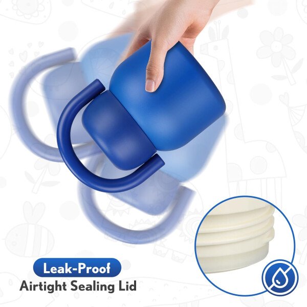 Termo de 17 onzas para comida caliente para niños, tarro de comida aislado con cuchara, recipiente térmico para almuerzo de comida caliente, caja de almuerzo de acero inoxidable de boca ancha - Imagen 21