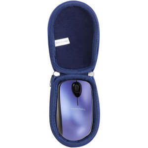 Hermitshell Funda de viaje para Amazon Basics 2.4 Ghz ratón óptico inalámbrico para computadora MGR0975 (azul)