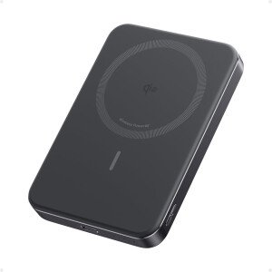 Anker MagGo - Batería externa, batería magnética ultradelgada de 10,000 mAh, certificado Qi2, portátil, cargador compatible ultrarápido MagSafe de 15 W, diseño ergonómico, solo para iPhone 15/14/13/12