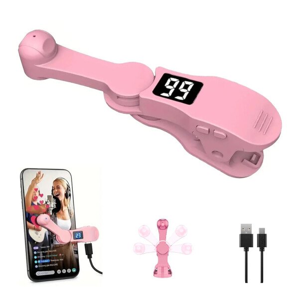 Aylthyo Auto Clicker for Smart Phone, Phone Screen Device Speed Clicker for iPhone iPad Apps, Fast Click Simulation Finger Continuous Click for Tiktok, Live Broadcasts Likes, Lightning Deal, Reward