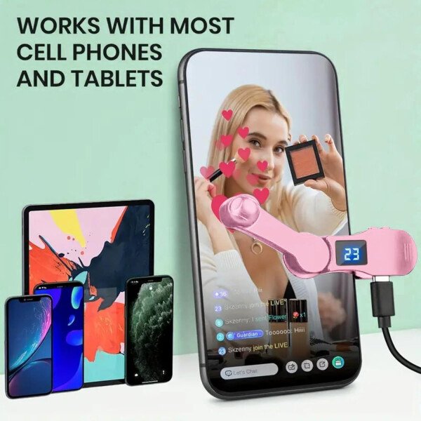 Aylthyo Auto Clicker for Smart Phone, Phone Screen Device Speed Clicker for iPhone iPad Apps, Fast Click Simulation Finger Continuous Click for Tiktok, Live Broadcasts Likes, Lightning Deal, Reward - Imagen 2