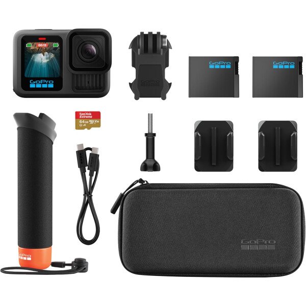 GoPro Edición limitada HERO13 Negro en blanco polar - Cámara de acción impermeable con video 5.3K60, foto de 27MP - Image 21