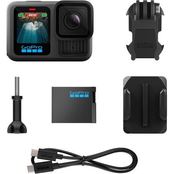 GoPro Edición limitada HERO13 Negro en blanco polar - Cámara de acción impermeable con video 5.3K60, foto de 27MP - Image 27