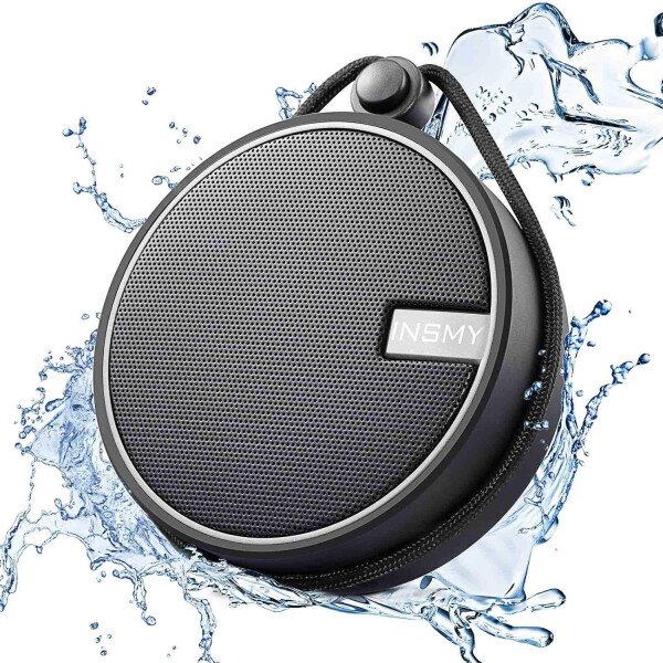 Altavoz portátil INSMY IPX7 resistente al agua con Bluetooth, inalámbrico, para exteriores y la ducha, con sonido de alta definición, tarjeta TF de soporte, ventosa, 12 horas de reproducción. Ideal para pasear en kayak, practicar canotaje o senderismo. Púrpura - Image 24