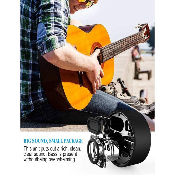 Altavoz portátil INSMY IPX7 resistente al agua con Bluetooth, inalámbrico, para exteriores y la ducha, con sonido de alta definición, tarjeta TF de soporte, ventosa, 12 horas de reproducción. Ideal para pasear en kayak, practicar canotaje o senderismo. Púrpura - Image 31