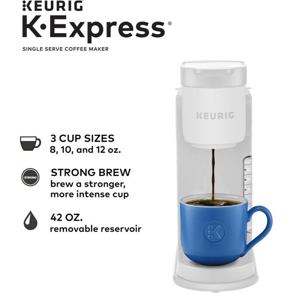 Cafetera Keurig K-Express, cafetera de cápsulas K-Cup de servicio único, color negro. - Image 24