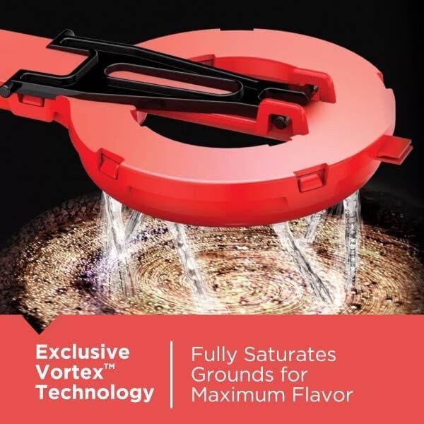 BLACK+DECKER Cafetera de 12 tazas con interruptor de encendido/apagado fácil, jarra antigoteo con cesta de filtro extraíble, tecnología Vortex, color negro - Imagen 10