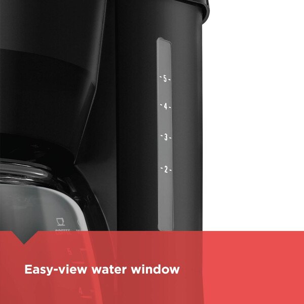 BLACK+DECKER Cafetera de 12 tazas con interruptor de encendido/apagado fácil, jarra antigoteo con cesta de filtro extraíble, tecnología Vortex, color negro - Imagen 16
