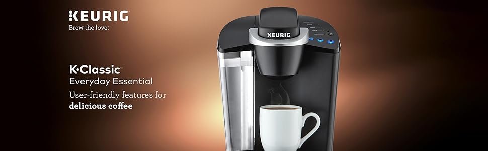 Cafetera Keurig K-Classic de una sola porción K-Cup Pod
