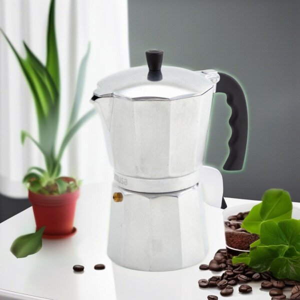 IMUSA USA B120-42V - Cafetera de aluminio para estufa de café expreso, 3 tazas, color plateado - Image 28