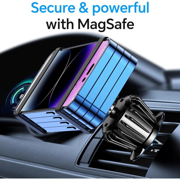 Kaistyle Soporte de coche Magsafe con 20 imanes fuertes: soporte magnético para teléfono de coche, soporte de montaje en tablero360°Soportes de teléfono celular para tu automóvil, accesorios para - Image 9