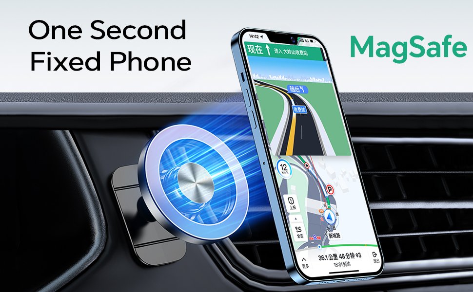 Soporte magnético de teléfono para coche