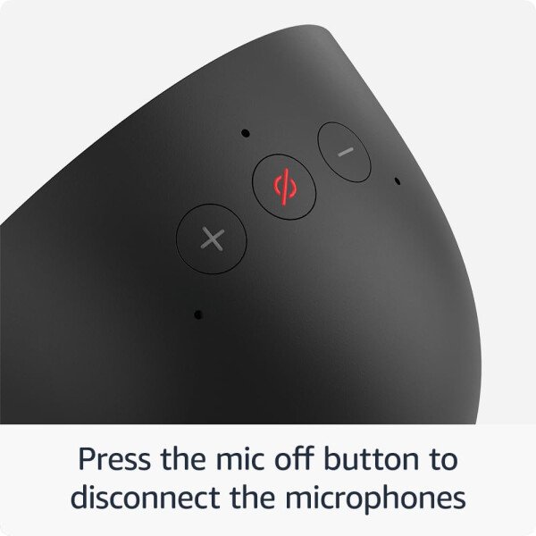 Amazon Echo Spot (modelo más reciente): ideal para mesitas de noche, oficinas y cocinas, incluye despertador inteligente con Alexa (negro) - Image 7