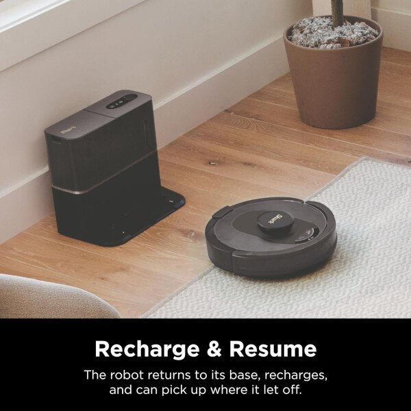 Shark AV753 ION Robot Aspiradora, sistema de tres cepillos, conexión Wifi, tiempo de funcionamiento de 120 minutos, funciona con Alexa, limpieza multisuperficie, gris - Image 41