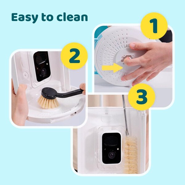 NETVUE Alimentador inteligente para pájaros con cámara AI alimentado por energía solar, 2 MP inalámbrico de observación de aves silvestres, transmisión en vivo y visión nocturna, funciona con Alexa y - Imagen 9