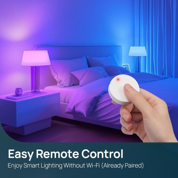 Linkind Bombillas inteligentes, bombilla inteligente que funciona con Alexa y Google Home, bombillas LED que cambian de color, 104 escenas preestablecidas, sincronización de música, bombilla A19 E26 - Imagen 15