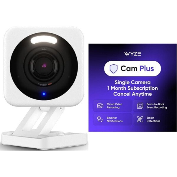 WYZE, Cam v4 - Cámara de seguridad inteligente 2.5K HD Wi-Fi para interiores y exteriores, luz activada por movimiento, visión nocturna a color, audio de 2 vías, funciona con Alexa y Google, blanco - Imagen 21