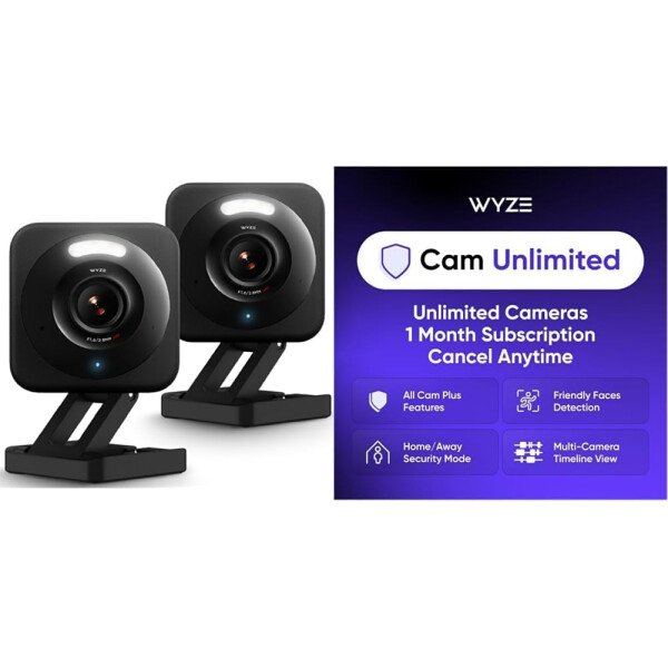 WYZE, Cam v4 - Cámara de seguridad inteligente 2.5K HD Wi-Fi para interiores y exteriores, luz activada por movimiento, visión nocturna a color, audio de 2 vías, funciona con Alexa y Google, blanco - Imagen 22