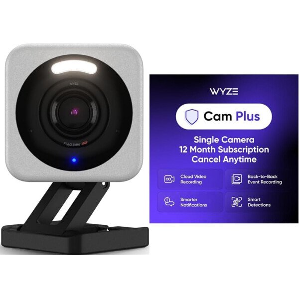 WYZE, Cam v4 - Cámara de seguridad inteligente 2.5K HD Wi-Fi para interiores y exteriores, luz activada por movimiento, visión nocturna a color, audio de 2 vías, funciona con Alexa y Google, blanco - Imagen 26