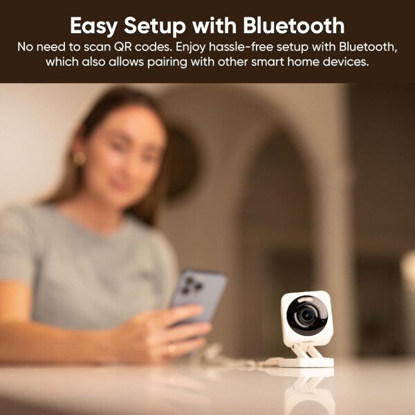 WYZE, Cam v4 - Cámara de seguridad inteligente 2.5K HD Wi-Fi para interiores y exteriores, luz activada por movimiento, visión nocturna a color, audio de 2 vías, funciona con Alexa y Google, blanco - Imagen 34