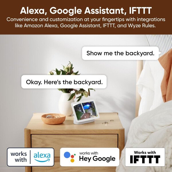 WYZE, Cam v4 - Cámara de seguridad inteligente 2.5K HD Wi-Fi para interiores y exteriores, luz activada por movimiento, visión nocturna a color, audio de 2 vías, funciona con Alexa y Google, blanco - Imagen 36