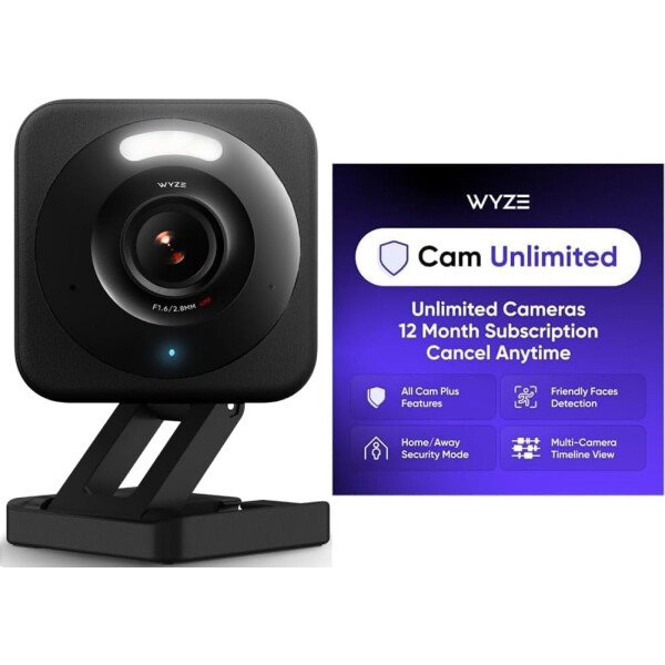 WYZE, Cam v4 - Cámara de seguridad inteligente 2.5K HD Wi-Fi para interiores y exteriores, luz activada por movimiento, visión nocturna a color, audio de 2 vías, funciona con Alexa y Google, blanco - Imagen 38