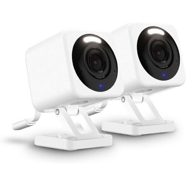 WYZE, Cam v4 - Cámara de seguridad inteligente 2.5K HD Wi-Fi para interiores y exteriores, luz activada por movimiento, visión nocturna a color, audio de 2 vías, funciona con Alexa y Google, blanco - Imagen 54